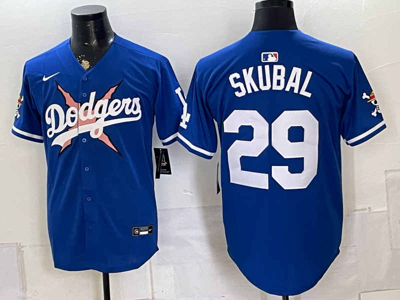 men Los Angeles Dodgers #29 Skubal blue Game 2026 Nike MLB Jersey 0807006->los angeles dodgers->MLB Jersey